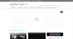 Desktop Screenshot of businessandlegalforum.eu