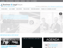 Tablet Screenshot of businessandlegalforum.eu